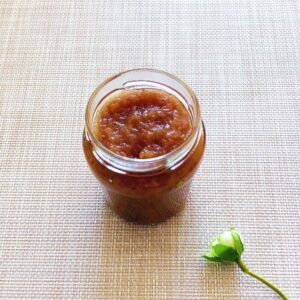 Äppelmos med halva sockret