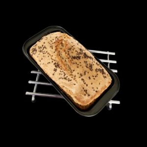 Enkel sockerfri bröd i en brödform