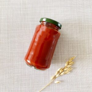 Ketchup med halva sockret