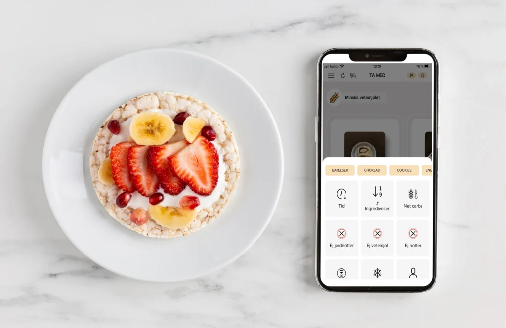 Sockerkoll app content